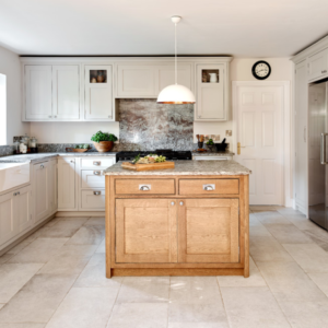 Ambrosia Satinato Kitchen Worktops, supplied by Landford Stone, Wiltshire.