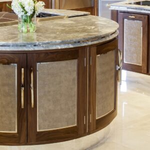 Moderne over Moderne with a stainless steal inset