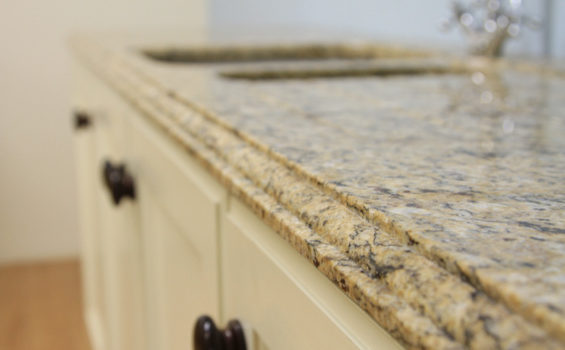 New York stone edge detail kitchen worktops 1