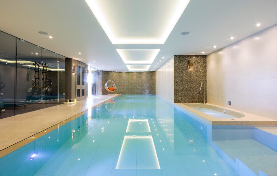 limestone flooring swimming pool 1