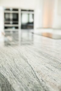 Kinawa White granite and Baobab Ebony limestone