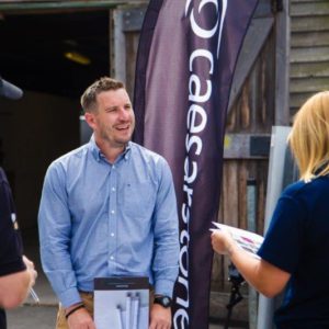 Landford Stone open day showcasing stone samples