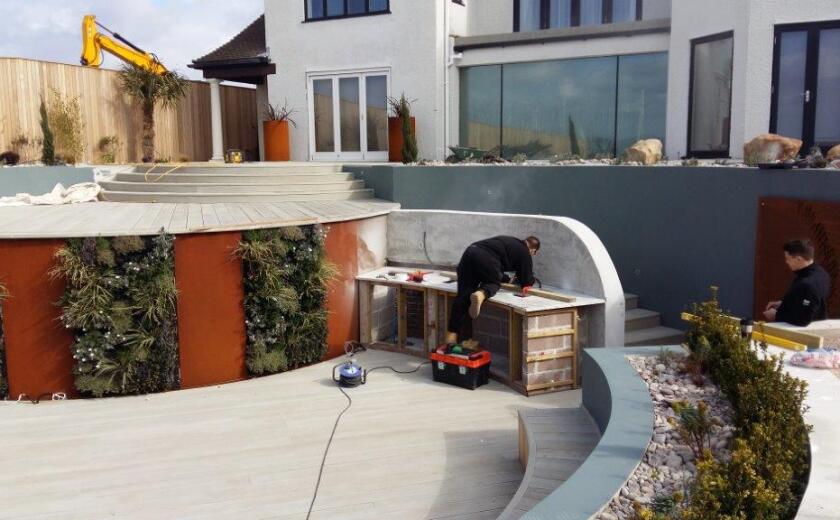 granite worktops bbq install 1