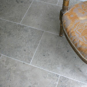 stigler grey honed limestone flooring