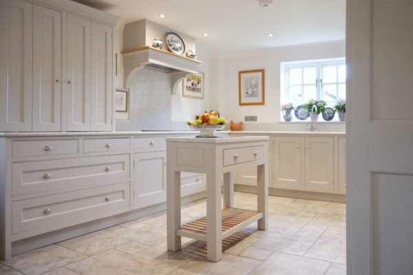 White Carrara Natural Quartz. Landford Stone, Wiltshire.