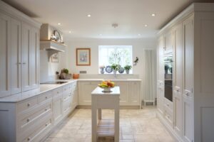 Carrara Natural quartz brings a cosy cottage feel to a Dorchester kitchen