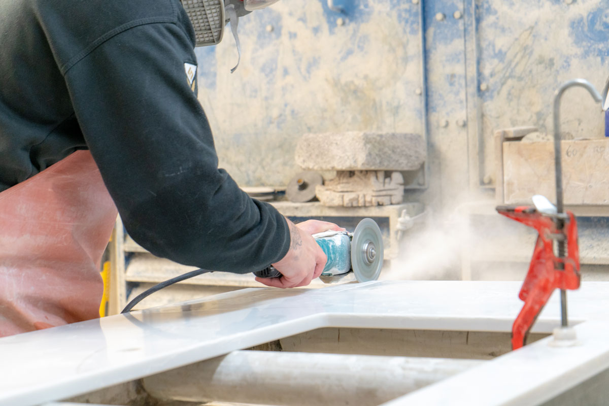 Cutting Stone Worktop