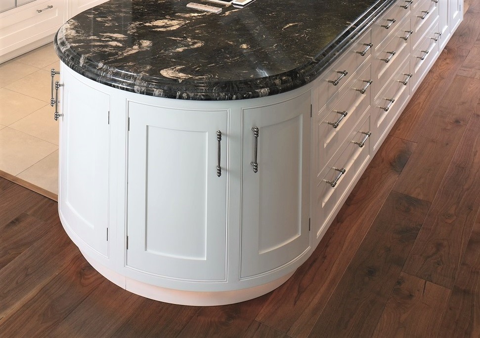 Ogee over Bullnose edge detail kitchen worktops 1