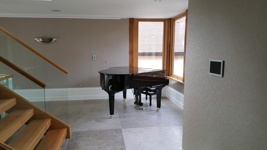 Portuguese Obidos Limestone flooring. Landford Stone, Wiltshire.