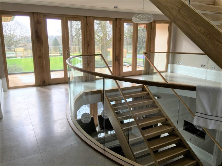 Portuguese Obidos Limestone flooring. Landford Stone, Wiltshire.