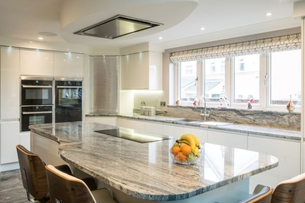 Dorset kitchen, flooring & bathroom renovations. Quartz, marble, limestone and granite supplied by Landford Stone, Wiltshire.