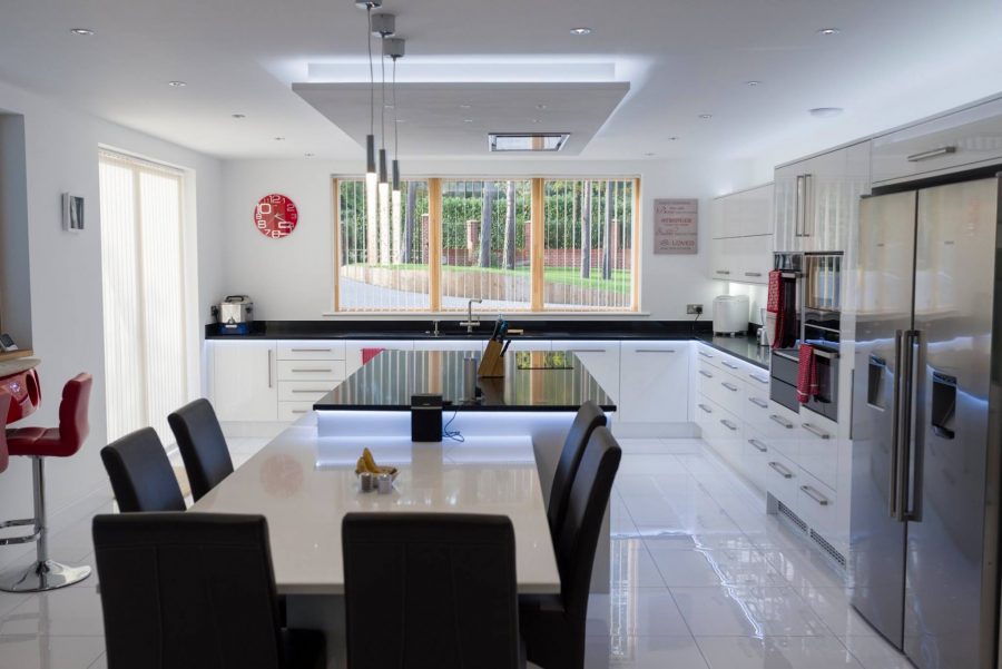 TELTOS Nero Stardust Kitchen Worktops. Landford Stone, Wiltshire.