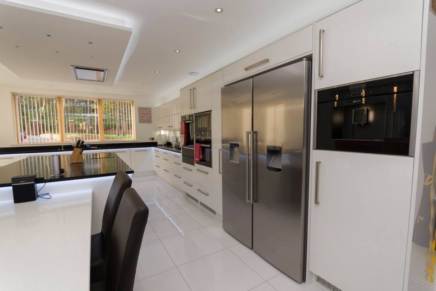 TELTOS Nero Stardust Kitchen Worktops. Landford Stone, Wiltshire.