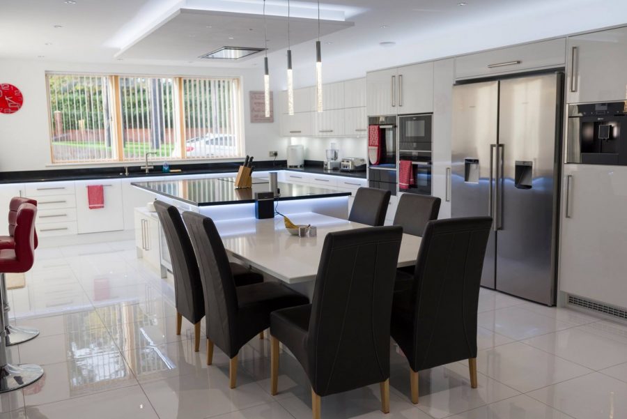 TELTOS Nero Stardust Kitchen Worktops. Landford Stone, Wiltshire.